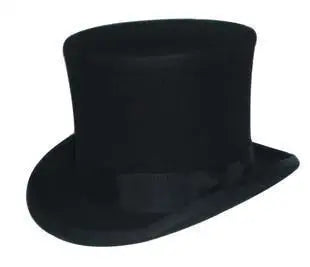 100% Wool Magic Top Hat & President Derby, Felt Jazz Cap & Equestrian
