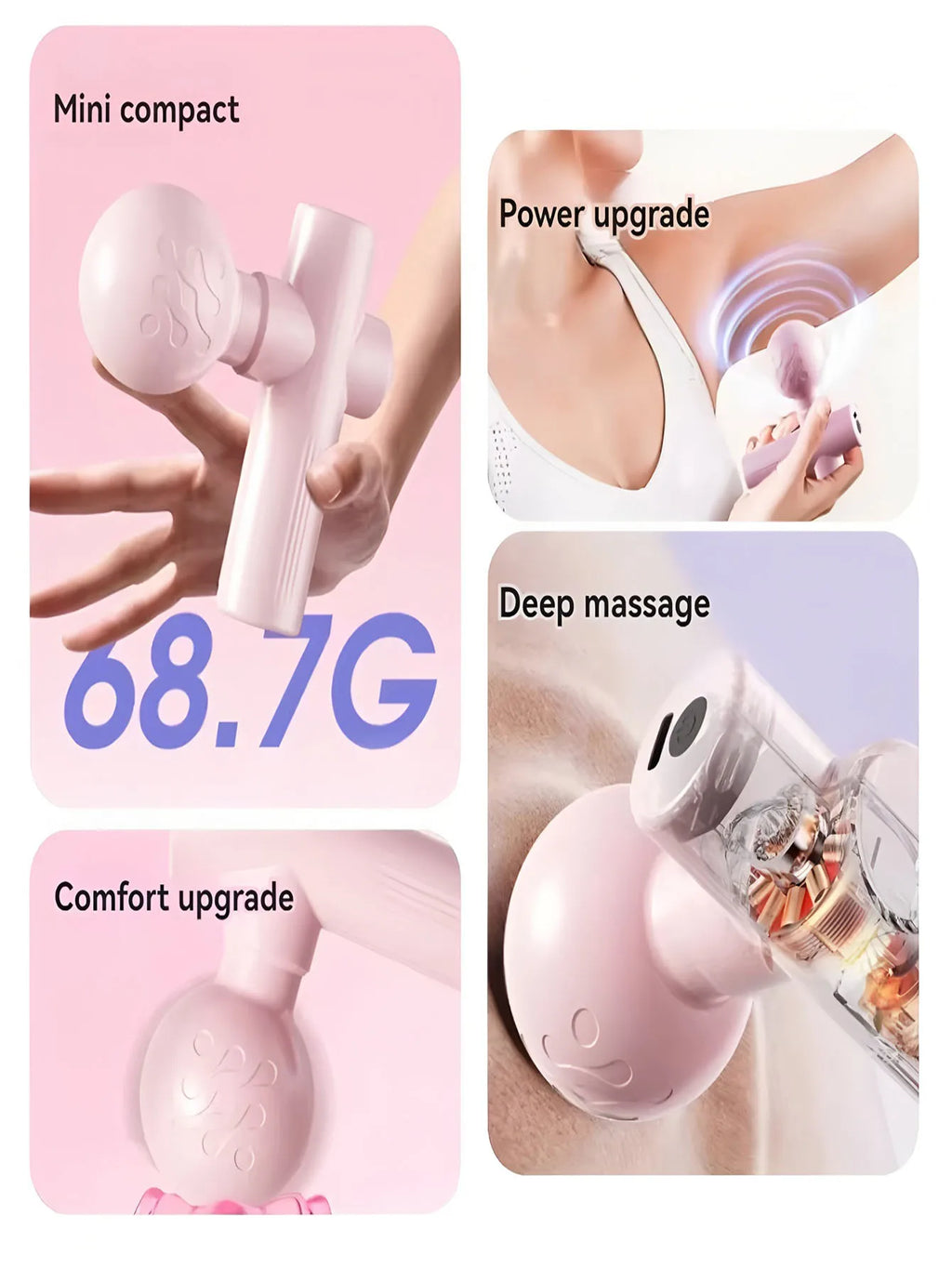 Mini Massage Gun Fascia Machine Muscle Relaxation Vibrating Gun