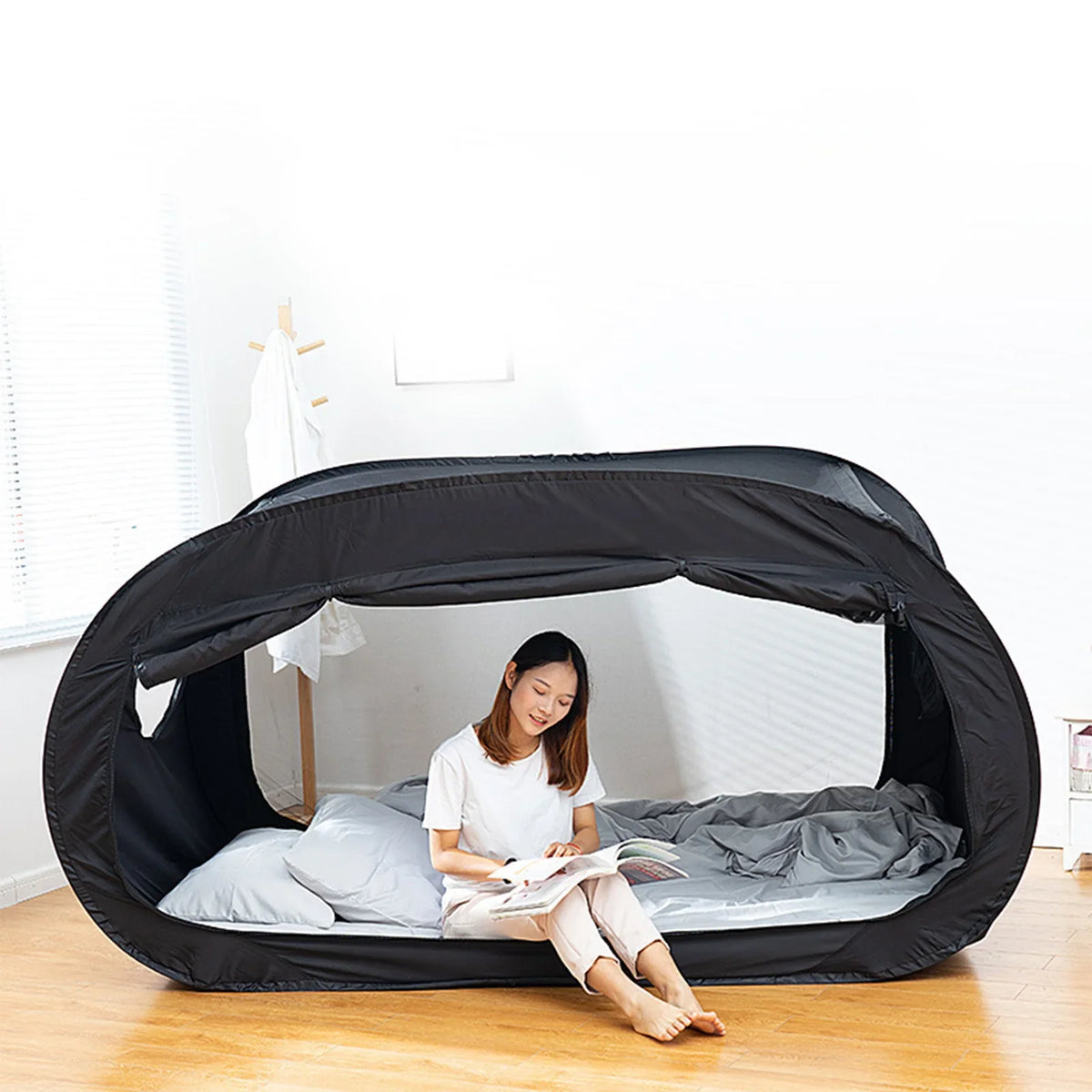 Camping Bed Tent Outdoor Folding Privacy Bed Tent Camping Fully