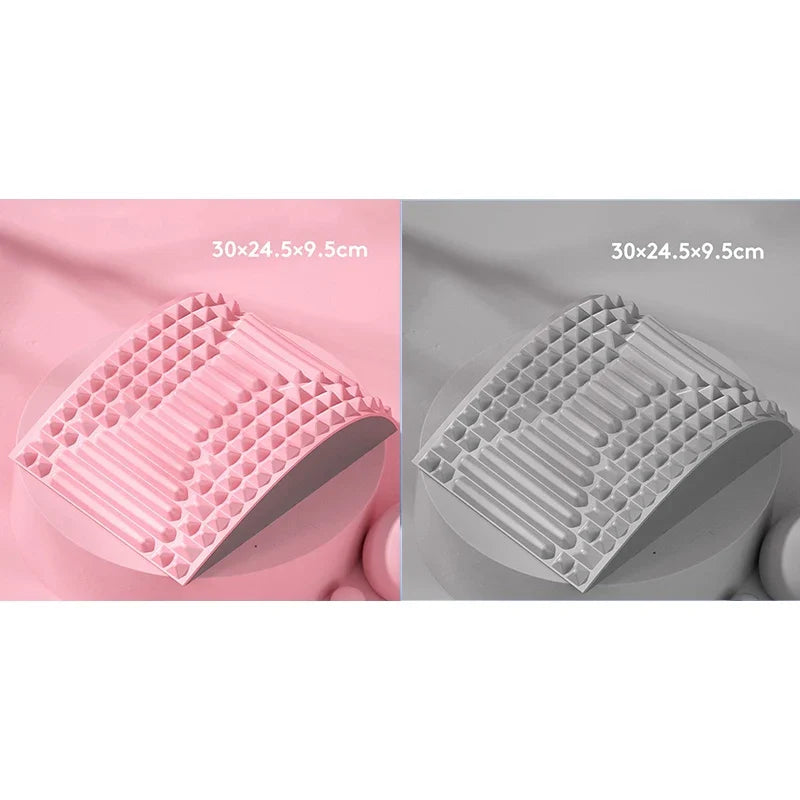 Back Stretcher Neck Pillow Relieve Massage Lumbar Support Massager for