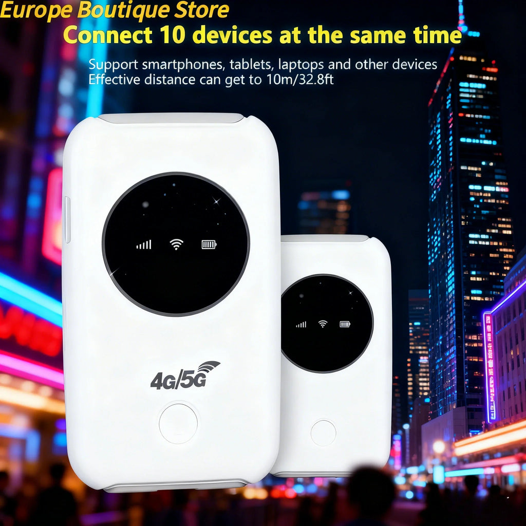 2026 NEW 300Mbps 4G 5G Portable Router USB Powered Pocket WiFi Mobile Hotspot Asian European Version Pocket Internet