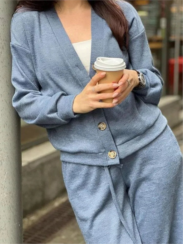 Autumn Winter Women's Clothing Fashion Single Breasted Casual Sports