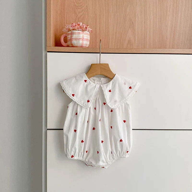 New Summer Newborn Baby Girl Jumpsuit 0-24m Baby Girl Clothing