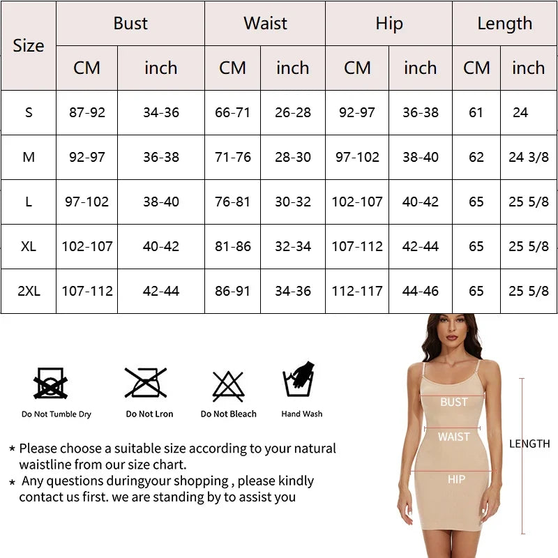 Seamless Shapewear Control Slips