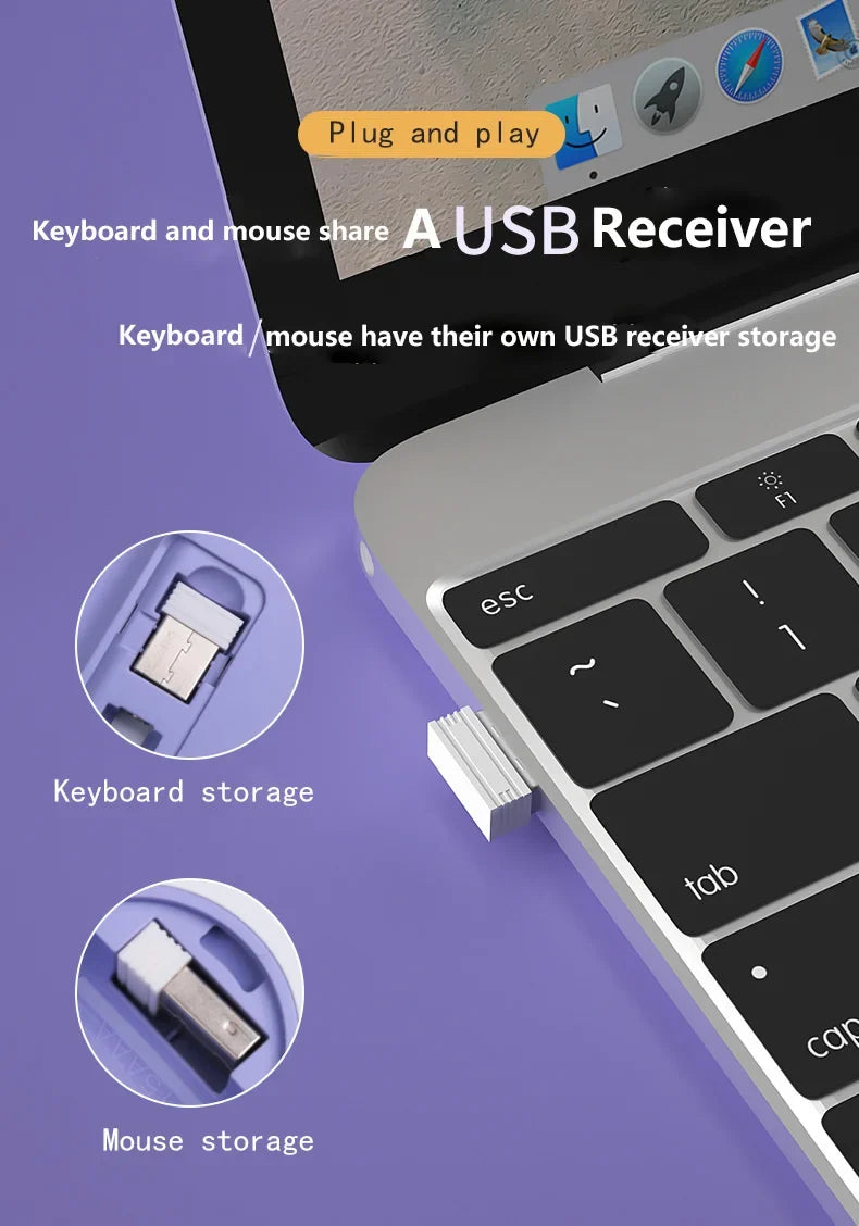 DIGIBLUSKY HW256™ Wireless Keyboard & Mouse Set – Ultra Slim, Scissor Keys, 1200 DPI, Multimedia, Ergonomic, Keypad Only & Full Suit, Pink, Green, White & Black | FlipStylez LLC®