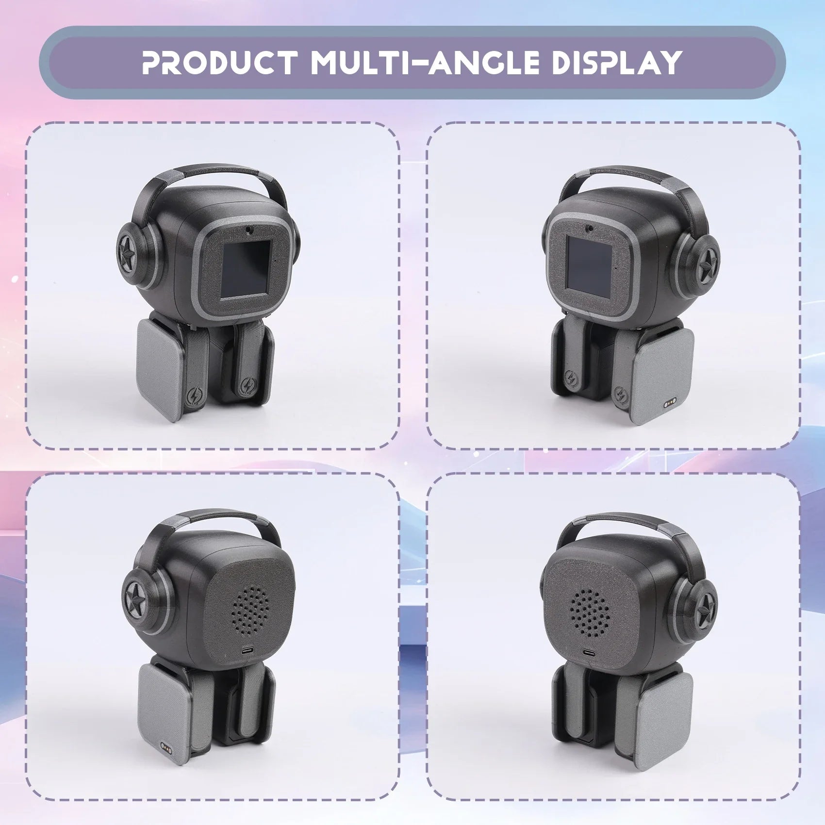 B50B-EMO AI Robot Multilingual Smart Chat, Interactive Assistant, Dancing Robot, Desktop Companion, Desktop Gift