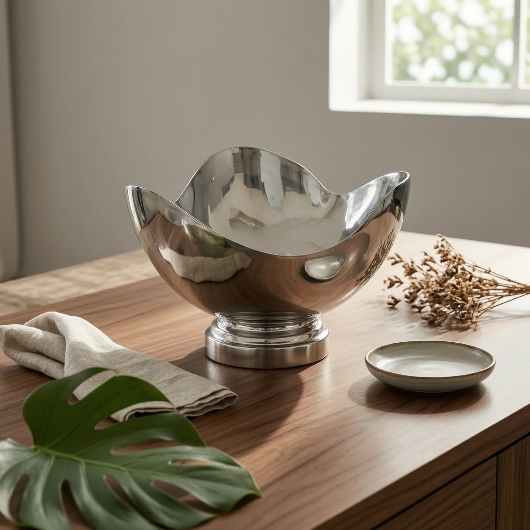Champagne Bowl Irregular Wine Chiller Bowl Wine Cooler Container Decorative Champagne Container Long-Lasting for Hosts, Parties