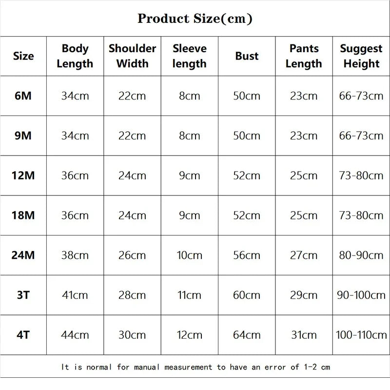 Kids Clothes Set Baby BoyGirl T-Shirt + Shorts Summer Clothing Cotton Cartoon Casual Boys Tracksuit Children Baby Clothes Set
