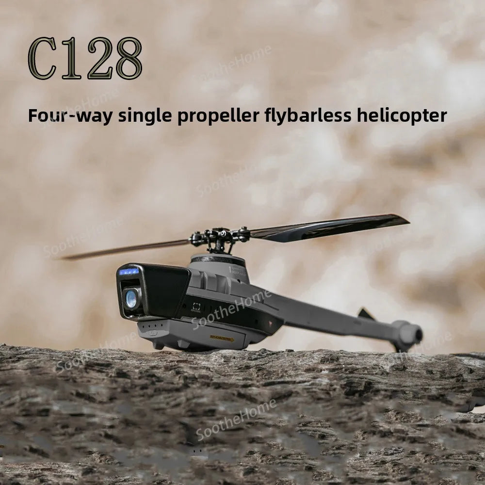 C128 RC Helicopter 2.4g System Remote Control 1080p Camera Wifi FPV