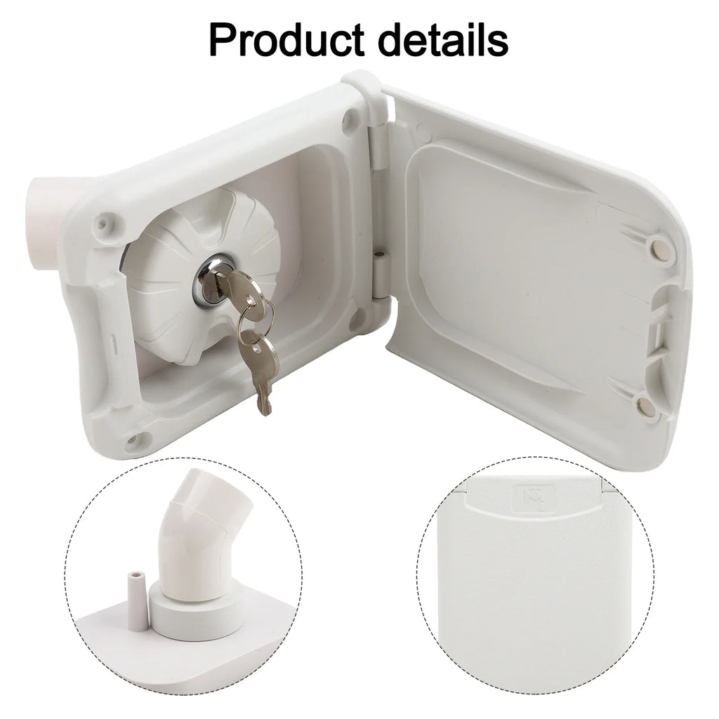 Camping Water Supply White RV Water Fill Outdoor Construction Outdoor