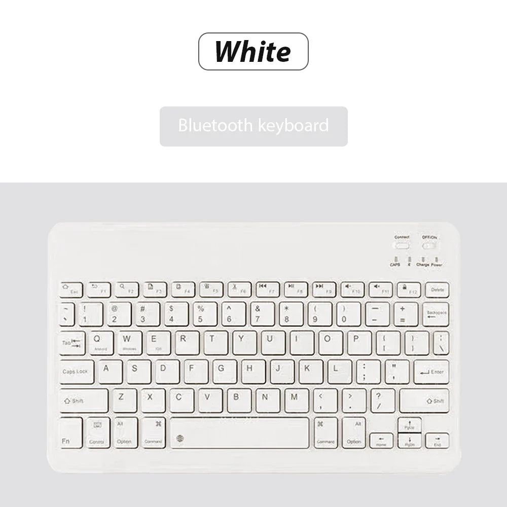 EMTRA™ Bluetooth Wireless Keyboard & Mouse – Rechargeable, Silent, 7 Colors, iPad, Phone & Tablet Ready | FlipStylez LLC®