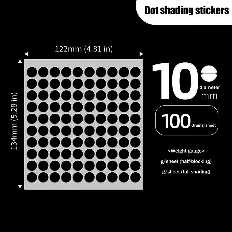 100pcs Black Light-Blocking Stickers For VR Glasses AI Intelligent Glasser Record Video Shading Sticker Privacy Stickers