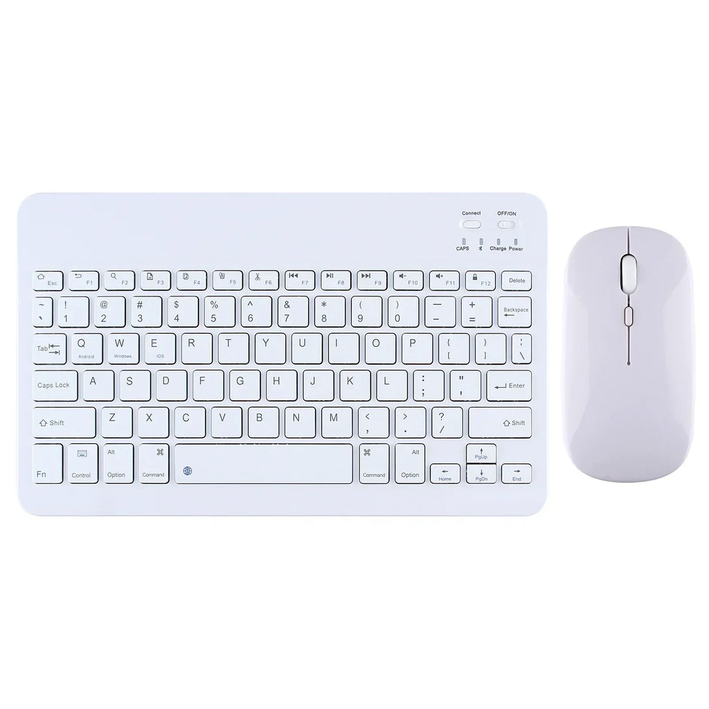 2026 New 10 inch For iPad Pro 11 Bluetooth Wireless Keyboard and Mouse English Hebrew For Android IOS Windows Phone Tablet