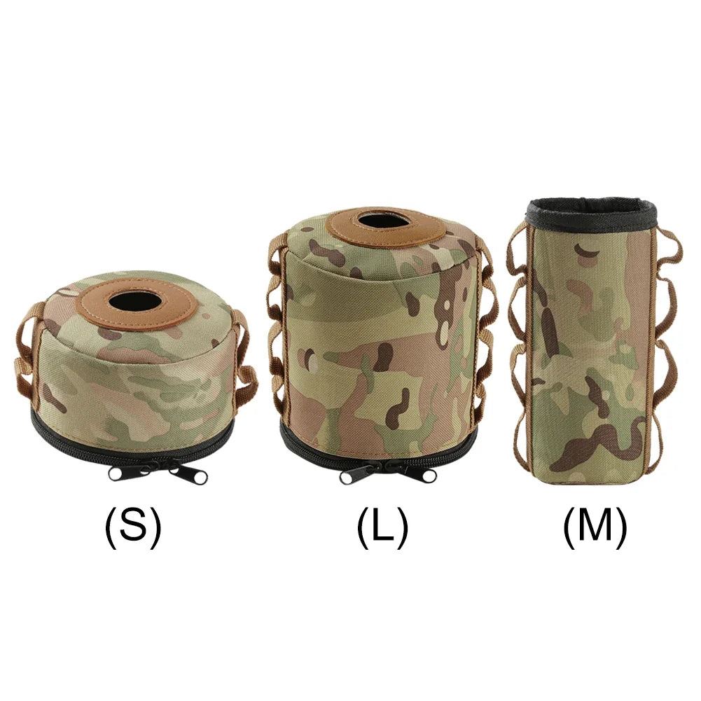 Camping Gas Can Portable Ventilated Propane & Butane Protector Outdoor