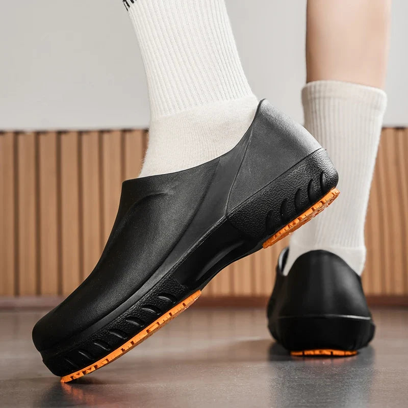 Four Seasons Anti-Slip Chef Shoes Workwear for KFC Restaurant Kitchen Hotel Oil Resistant Waterproof Cross-Border Work Shoes