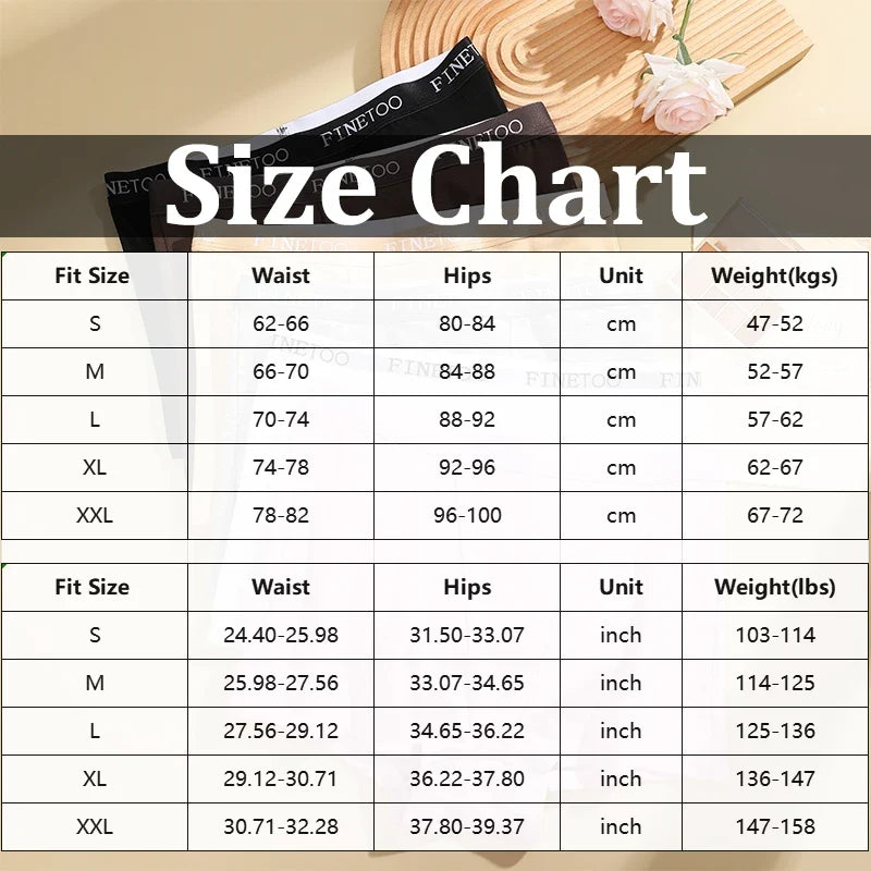 FINETOO 2Pcs/Set Low Waist Women's Underwear Cotton Boxer Plus Size Short Pants For Lady Sexy High Stretch Underwear S-XXL Brief