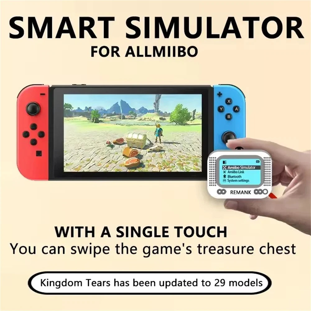 For Switch/Wiiu Gaming Accessories For Allmiibo Chargeable Intelligent Simulator Emulator Bluetooth-Compatible Universal Writer