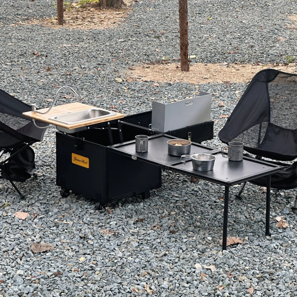 Camping Outdoor Portable Mobile Kitchen Car Self Driving Tour Camping