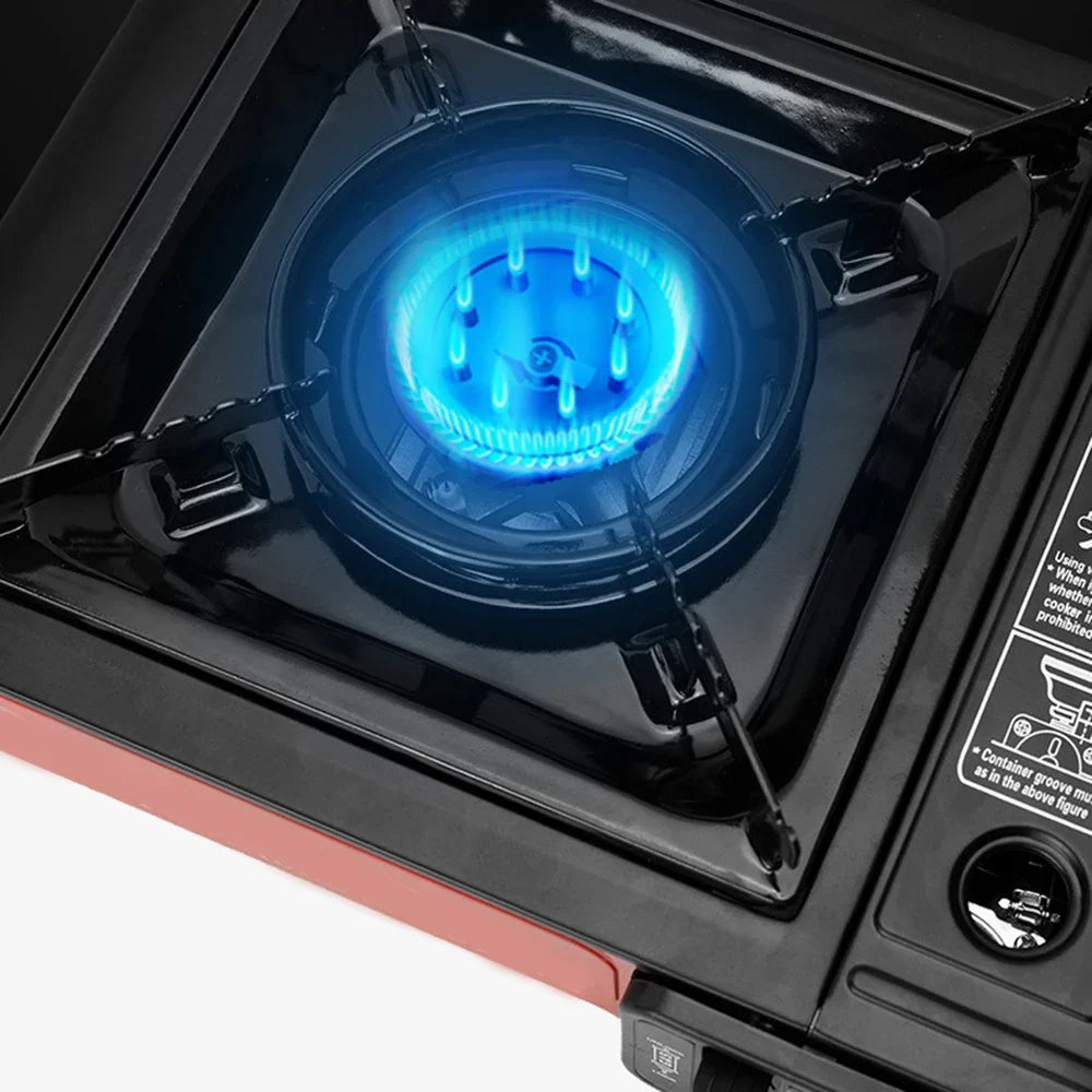 Camping Cookware Set Portable Automatic Ignition Outdoor Stove for