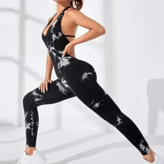 Backless Slim-Fit All Seasons Jumpsuit
