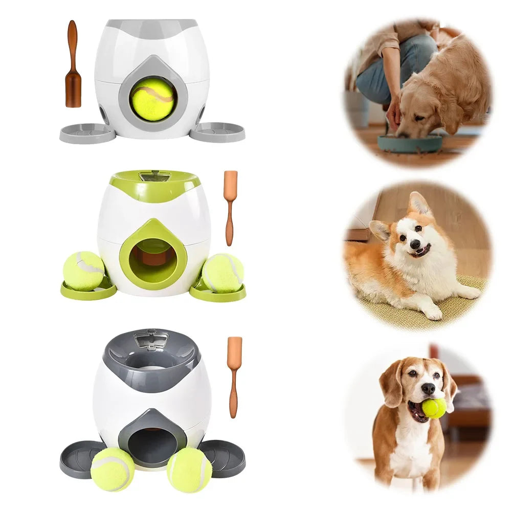 Automatic Dog Ball Launcher Dog Tennis Food Reward Machine Dog Tennis
