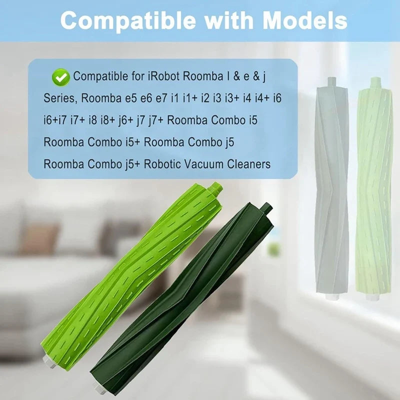 Rubber Roller Brush For Irobot Roomba E I J Series E5 E6 E7 I3 I3+ I4 I4+ I5 I6 I6+ I7 I7+ I8 I8+ J6+ J7 J7+ Spare Parts