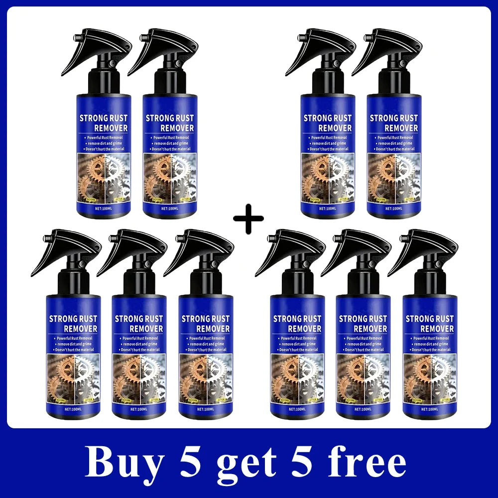 Car All-Purpose Rust Remover Spray - 100ml, Fast-Acting Iron Oxidation