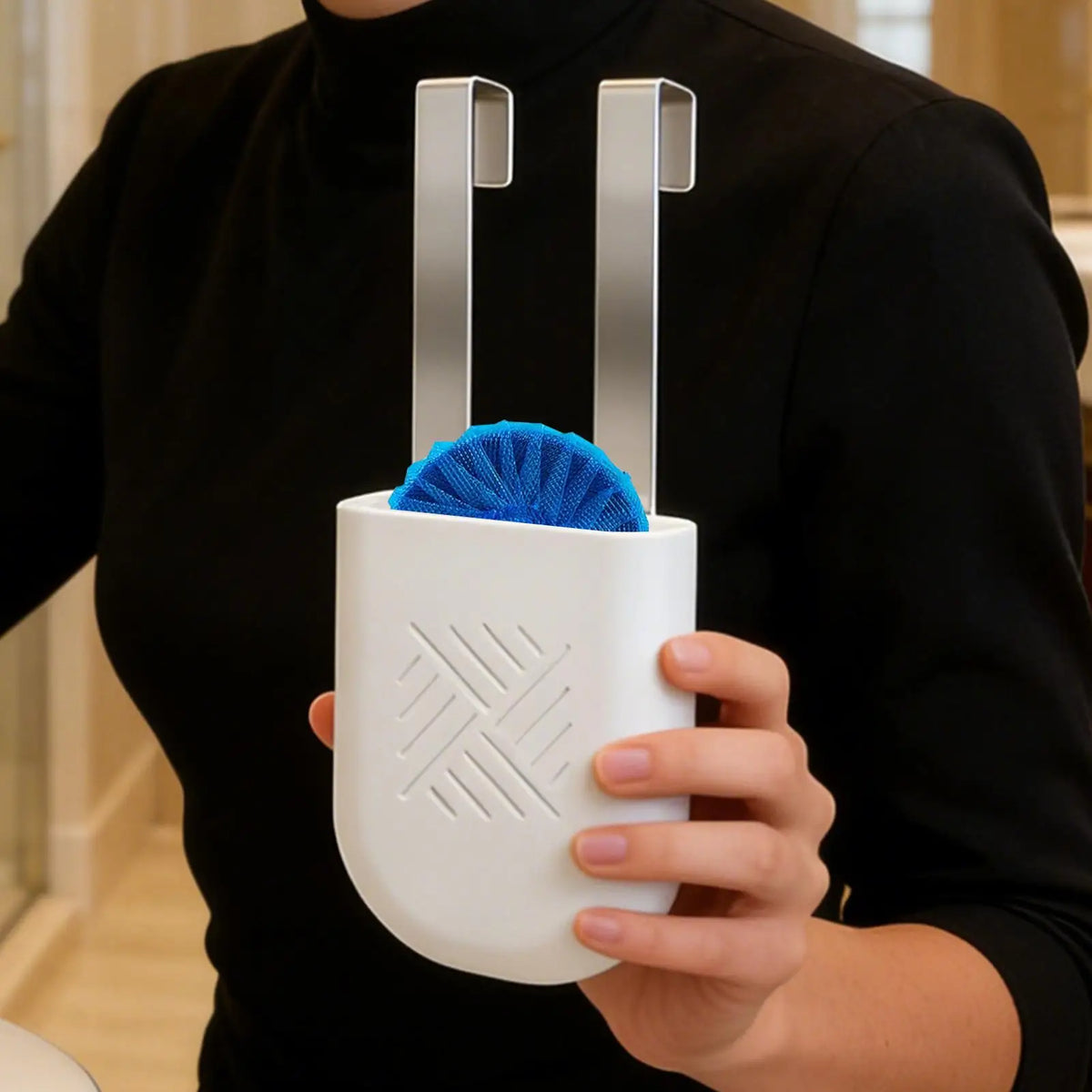 Toilet Tank Cleaning Tablet Holder Toilet Bowl Tablet Hanging Organizer Bleach Tablet Bracket For Universal Toilet Cleaner Caddy