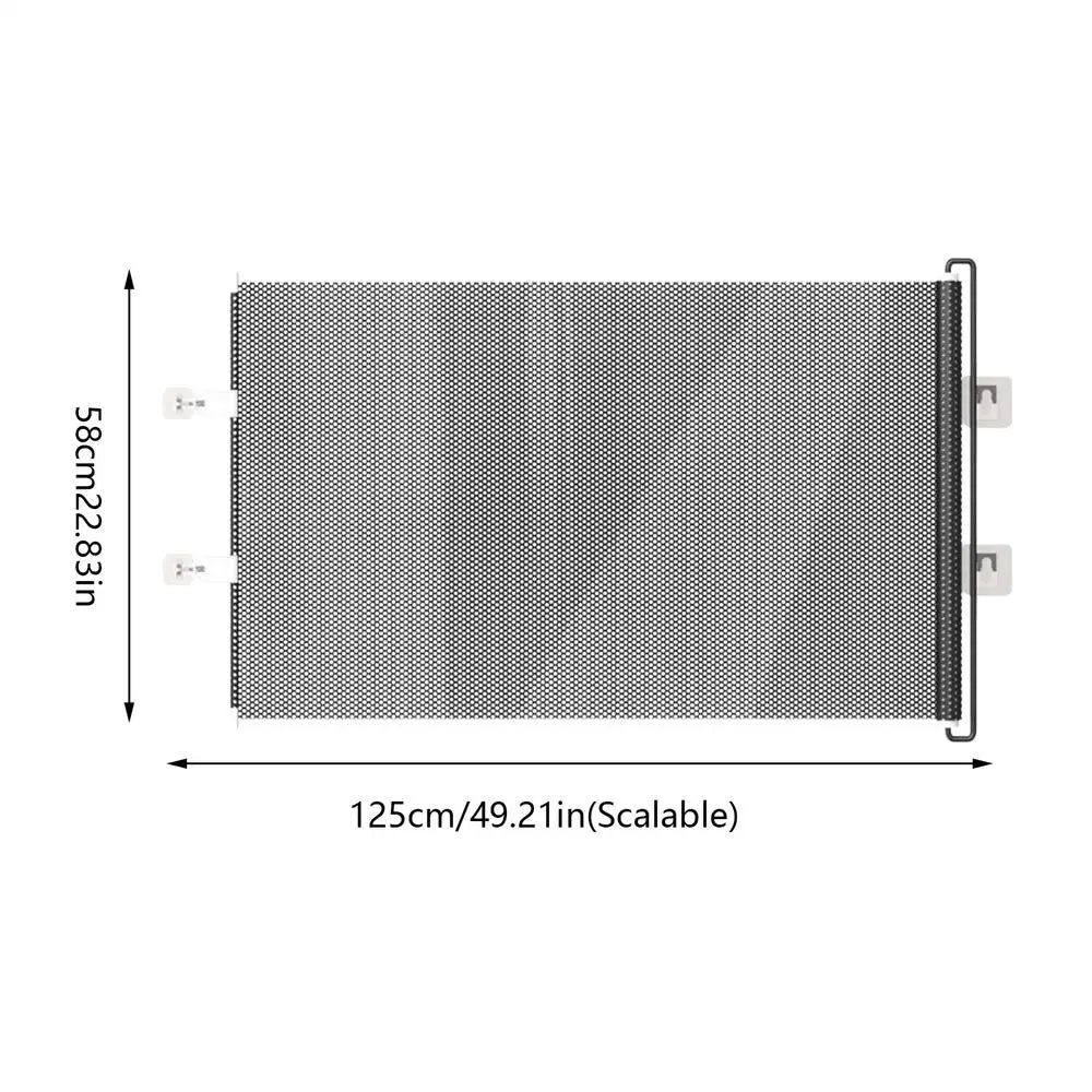 Pet Dog Gate Network Fence Stairs Folding Breathable Mesh Enclosure Dog Fence Safety Barrier Pet Thanksgiving Day Gift