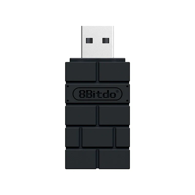 8BitDo USB Wireless Bluetooth Adapter 2 Receiver for Nintendo Switch 1, 2 PS1 Raspberry Pi Mini PS4 Controller for PS5 Handle