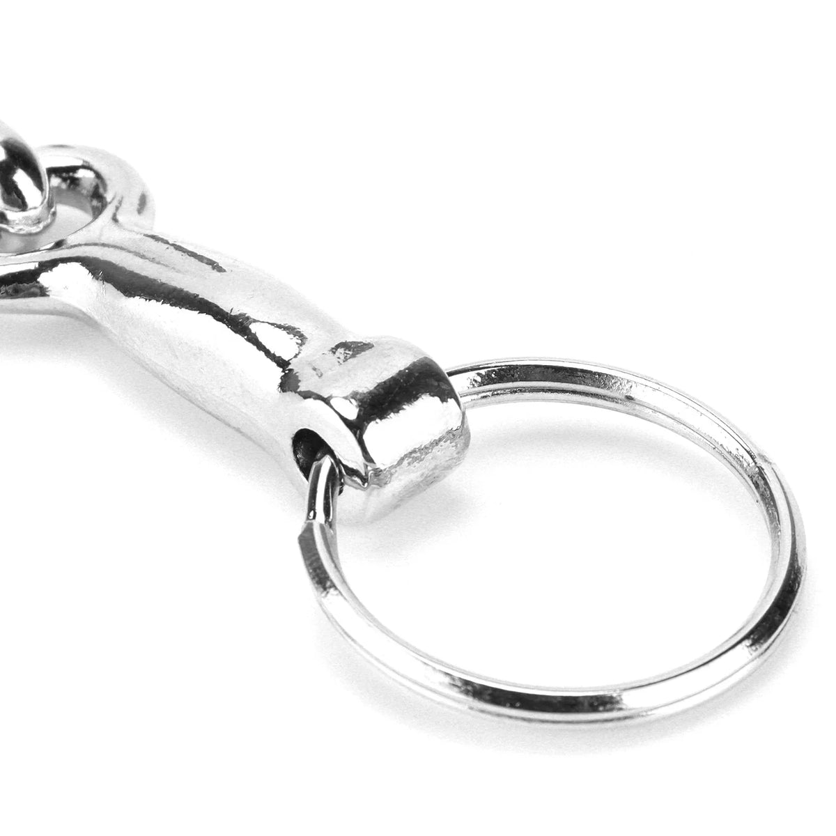 Horse Bits Keychain Snaffle Bits Keychain Zinc Alloy Pelham Keychain Single Connector Horse Bit Key Knot Snaffle Bits Keychain