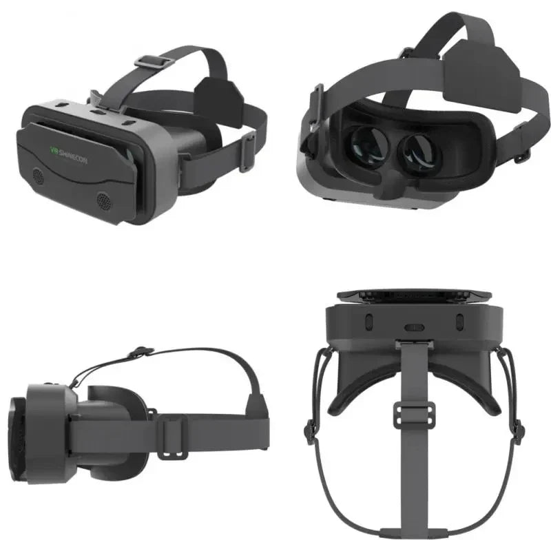 3D Virtual Reality VR Glasses Headset Devices Helmet Lenses Goggles Smart For Smartphones Phone Cell Mobile Game Viar Viewer Set