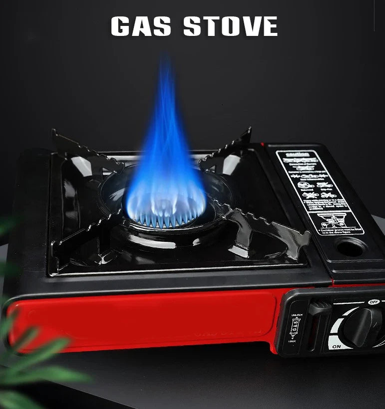 Camping Cookware Set Portable Automatic Ignition Outdoor Stove for