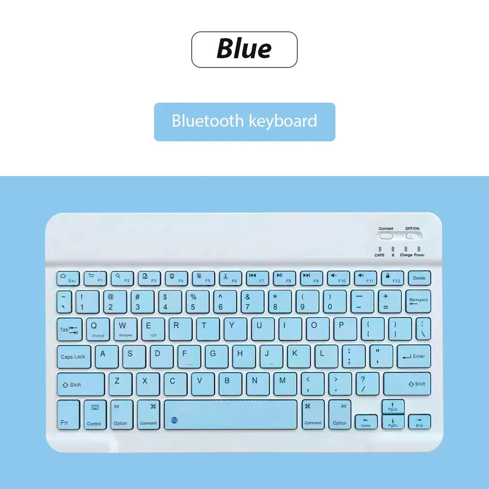 EMTRA™ Bluetooth Wireless Keyboard & Mouse – Rechargeable, Silent, 7 Colors, iPad, Phone & Tablet Ready | FlipStylez LLC®