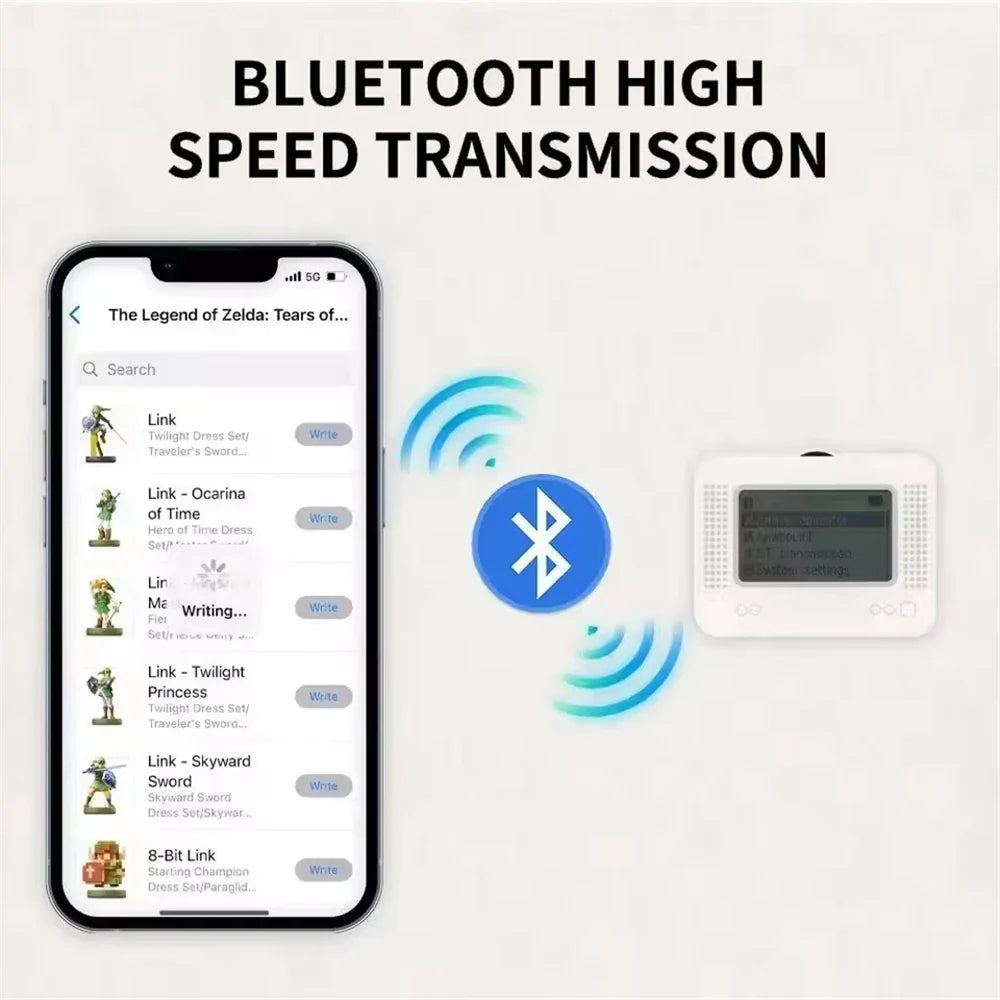 For Switch/Wiiu Gaming Accessories For Allmiibo Chargeable Intelligent Simulator Emulator Bluetooth-Compatible Universal Writer