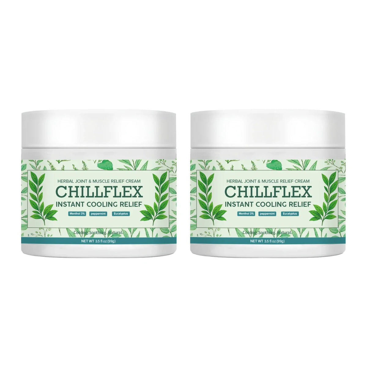 Muscle & Joint Cooling Balm - Herbal Menthol Formula for Instant Relief from Discomfort & Strain.