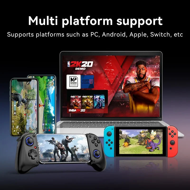 BSP-D11 Stretchable Game Controller Hall Trigger Supports Android Phone/Tablet/Switch/PC/iOS/XBOX Streaming Controller