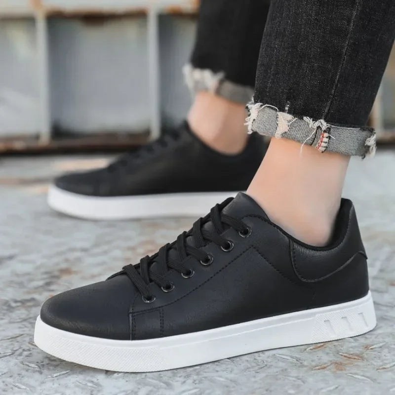 Casual Shoes Loafers British Leather Sneakers Flats Shoes Classic Men