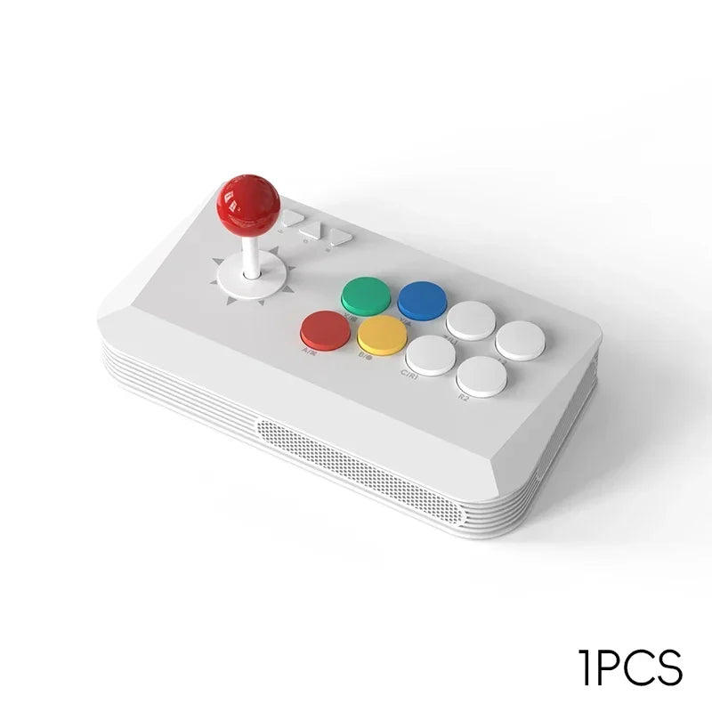 DATA FROG Wireless Fighting Game Arcade Joystick Controller for Retro Game Console, PC/Android/iOS Home Arcade Stick Keyboard