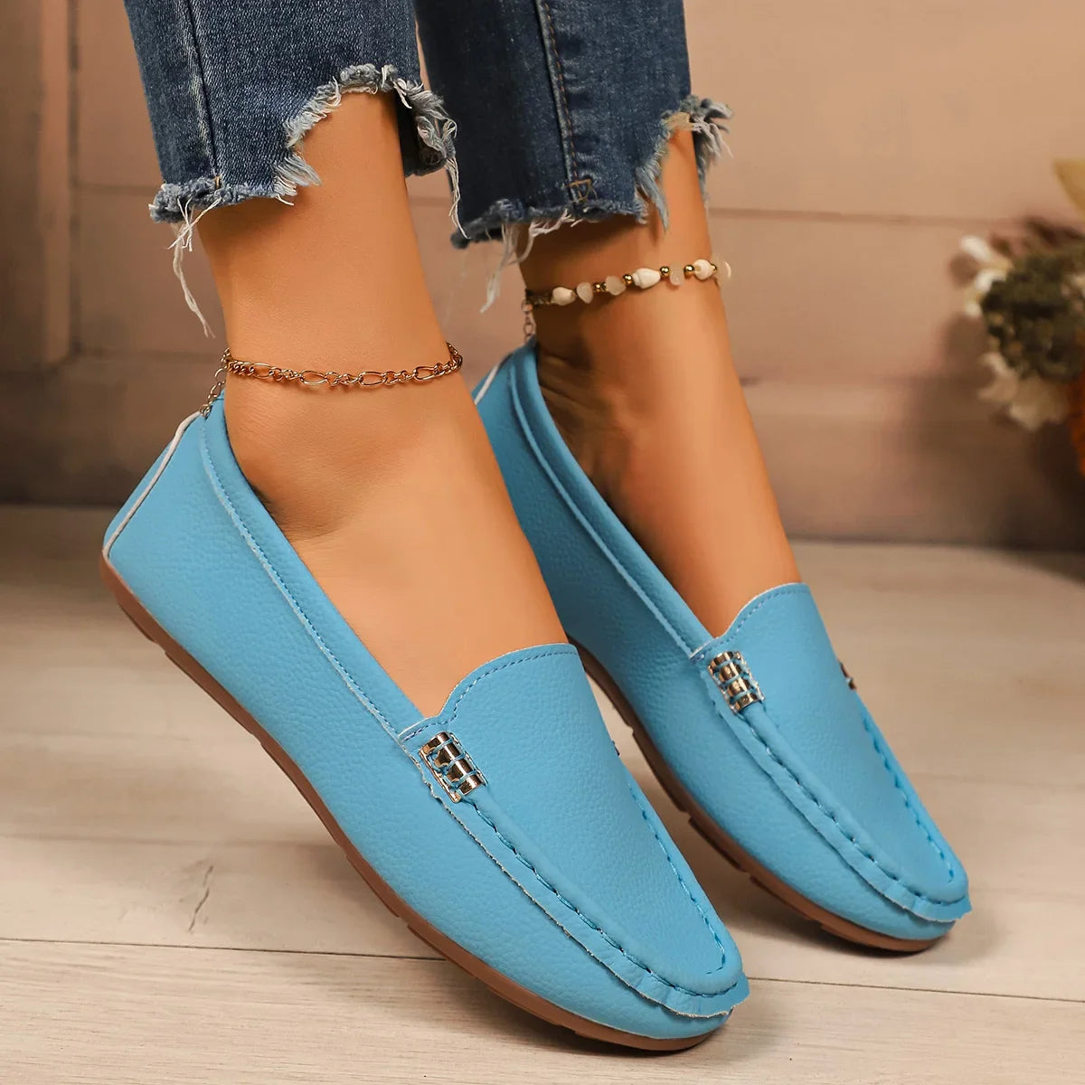 Women Loafers 2025 New Lightweight Shoes for Women Comfortable Casual Sneakers Slip on Ballet Flat Shoes Women Zapatos De Mujer