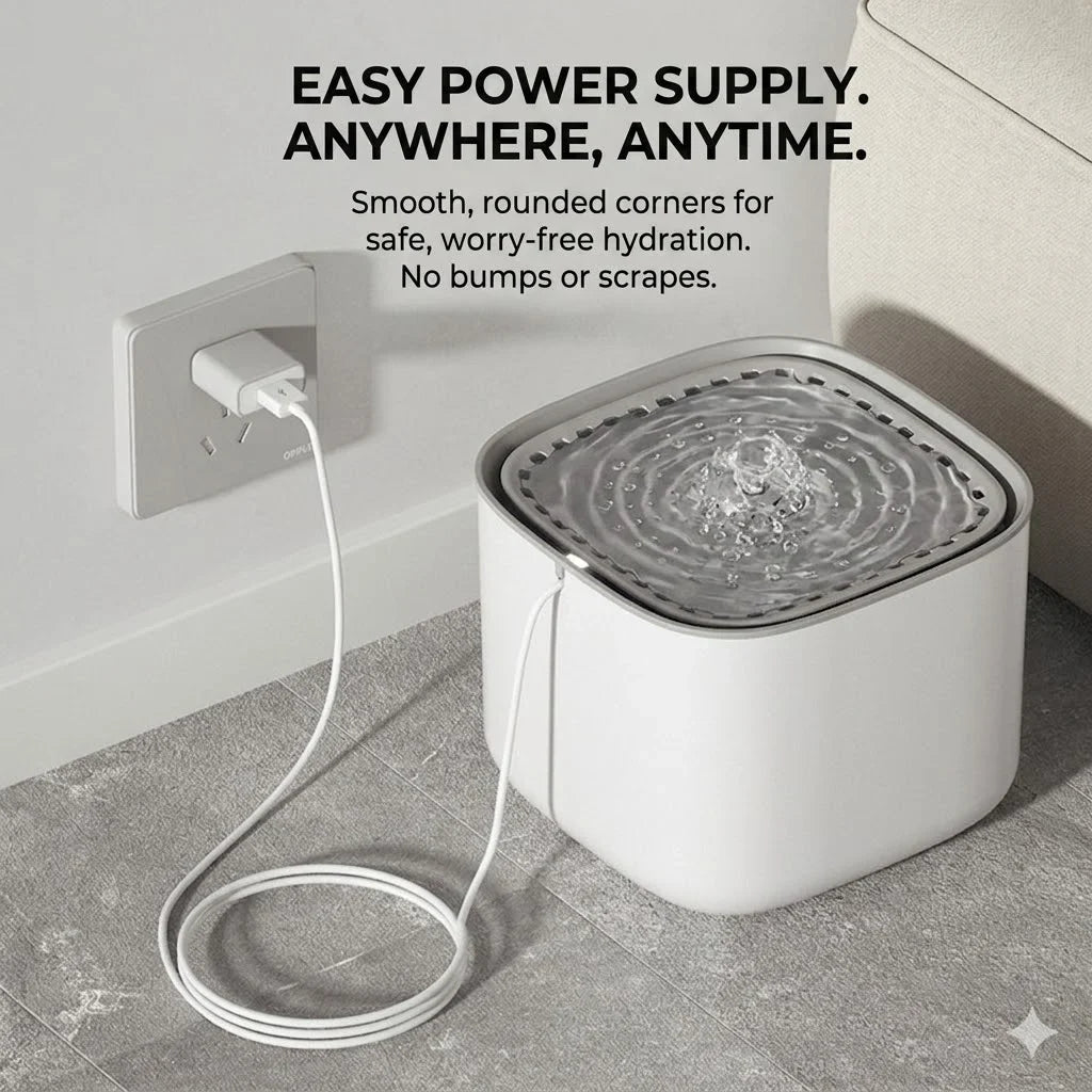 3L Cat Water Fountain – USB Electric, Auto-Recirculating, Silent Pump, Large Capacity Pet Water Dispenser | FlipStylez LLC®