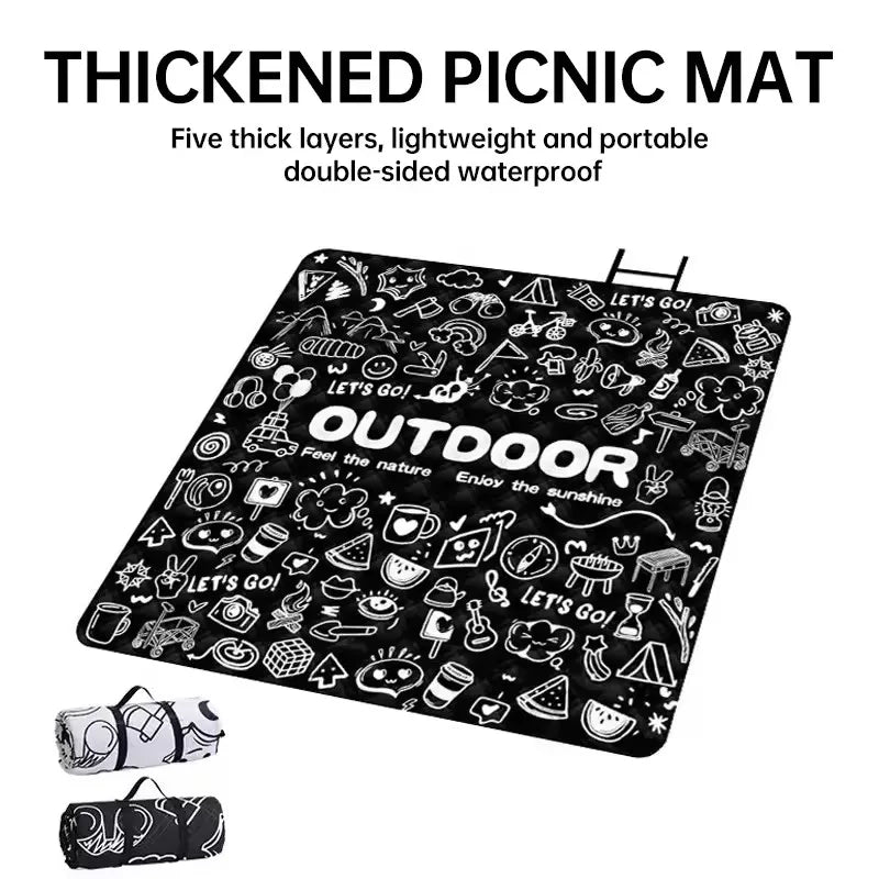 Camping Portables Picnic Mat Lawn Mat Thickened Moisture-Proof Outdoor