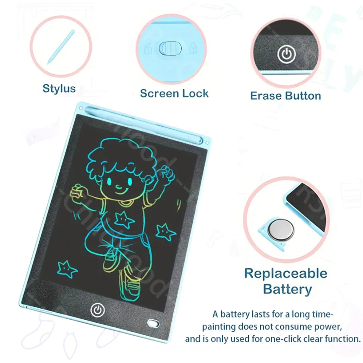 8.5 Inch LCD Drawing Tablet Electronic Writing Board Handwriting Pads