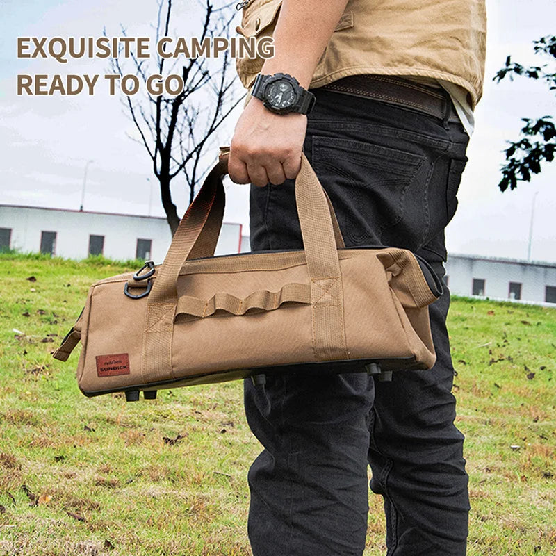 Camping Tool Storage Bag, Large-Capacity Tool Kit, Can Be Hung with a