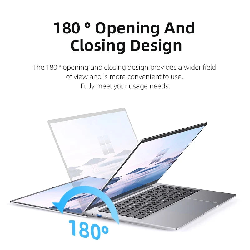 Xiaman Ultra Slim Windows 11 Laptop Computer 14.1" 12GB RAM 1TB 2TB SSD Intel A3950 Notebook 1920*1080 Office Study Computer PC