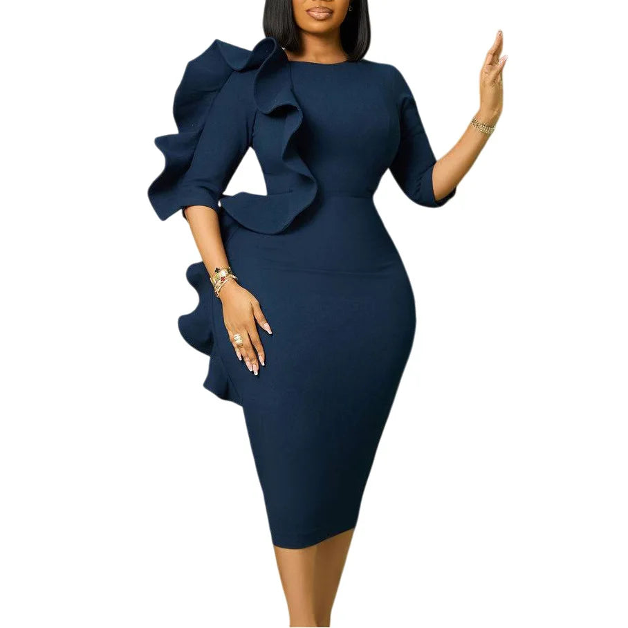 Women Dress Mid Length Dresses Sexy Vestidos Y2k Streetwear Elegant