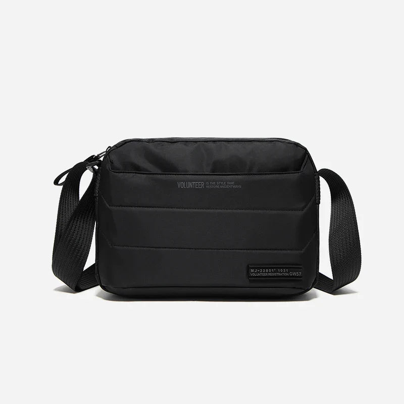 VOLUNTEER Crossbody Bag Men Casual Oxford Cloth Waterproof Phone Bag Man Fashion Commuter Adjustable Shoulder Bags Male 1713-13