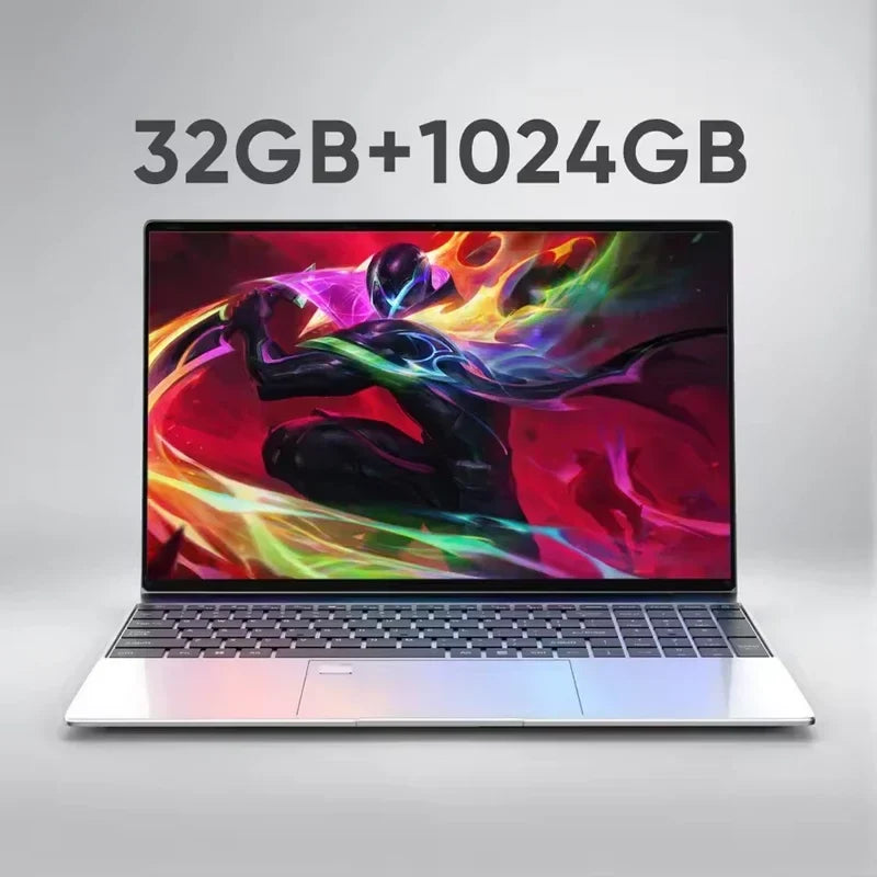 New Arrival 14.1" Business Laptop I9-9880H 32GB RAM 2TB SSD Multilingual System Family Daily Use Student Learning Notebook