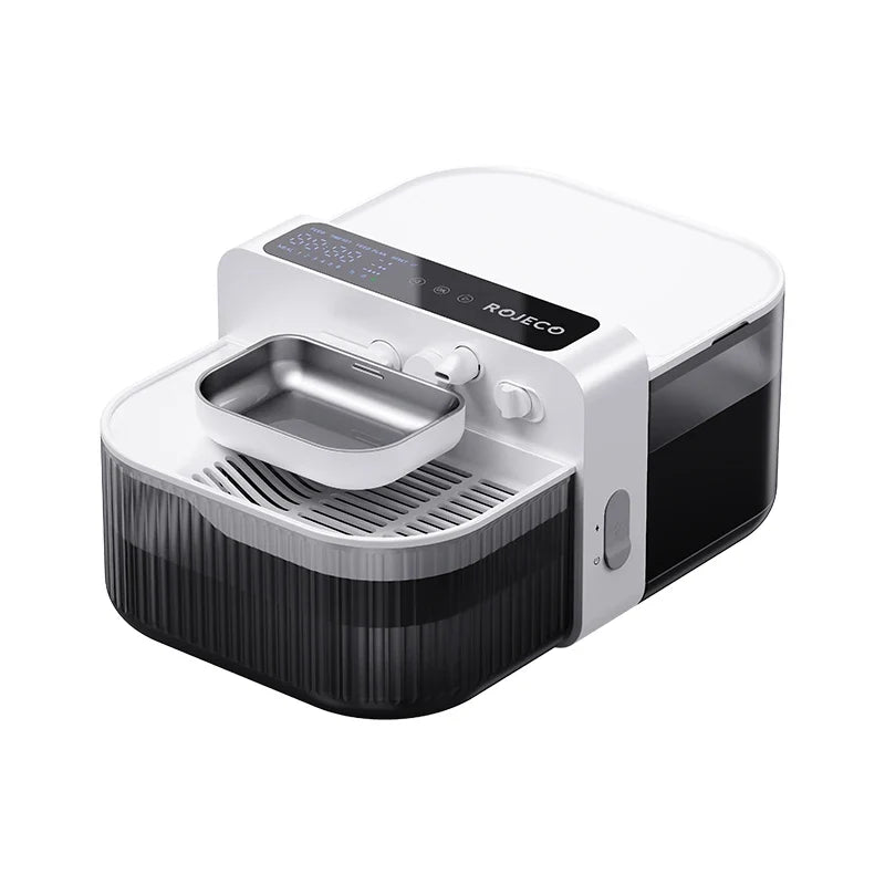 ROJECO 3.5L Wireless Pet Water Fountain Cat Water Dispenser 2000mAh Automatic Sewage Separation Cat Drinking Fountain Supplies