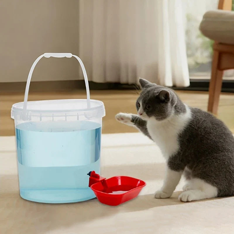 SXH 3/5/8/10L Automatic Pet Water Dispenser Large Capacity Cat Dog Drinking Fountain Non-Spill Cat Dog Bowl With Auto Shut-Off